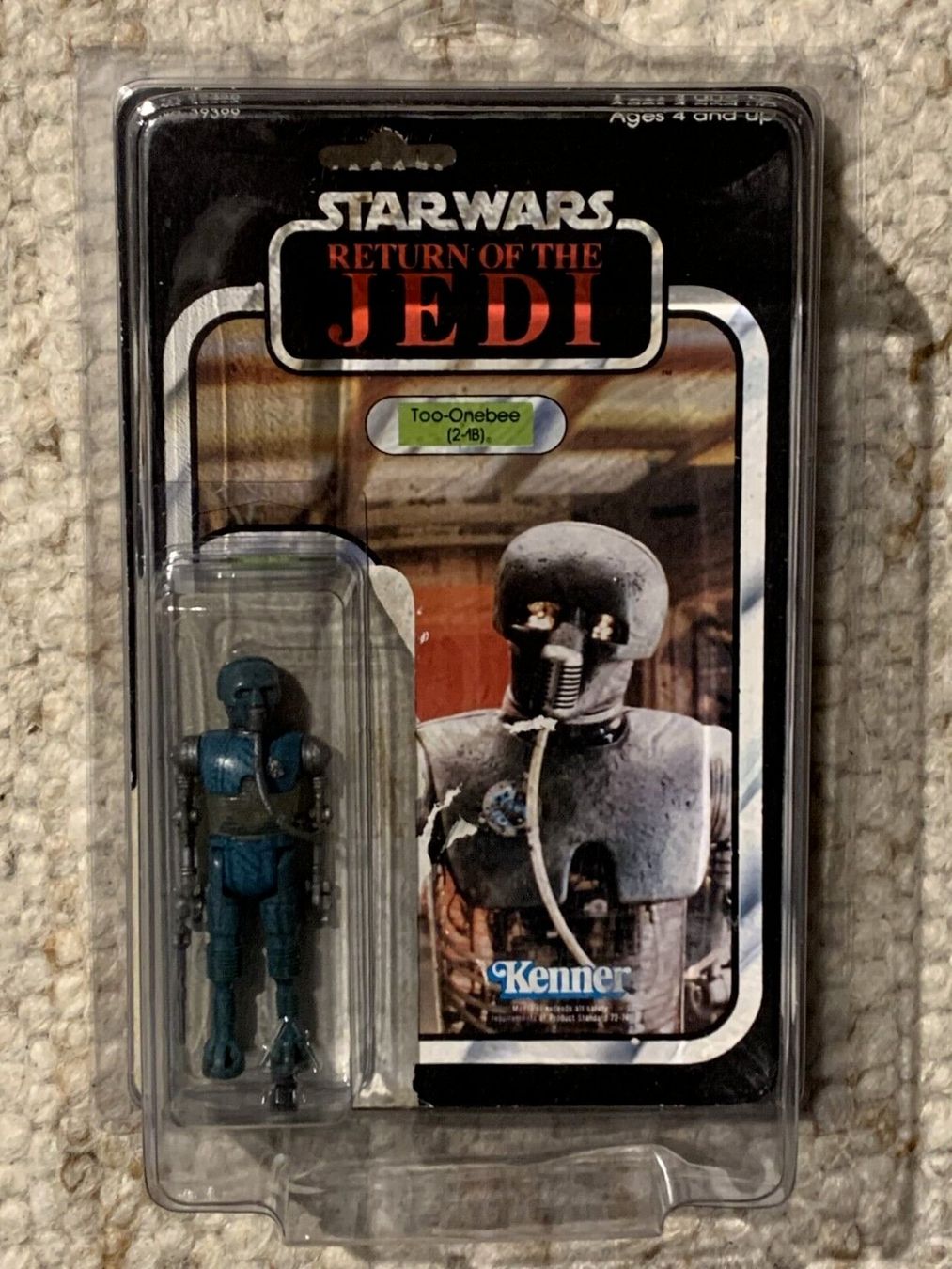 Star Wars Vintage Kenner 1983 2-1B ROTJ 77 Back ORIGINAL (Neu und ...