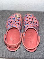 Pink crocs girls size C8 or EU size 24-25