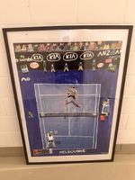Unique Melbourne Tennis Art Print - Framed & Ready!