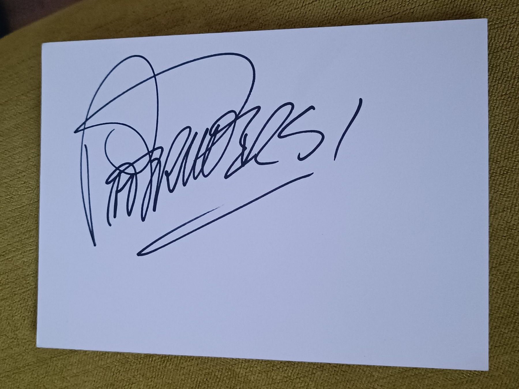 Autografi: Pat Travers - persönlich gesammelt – Usato da Menziken venduto da Artographs