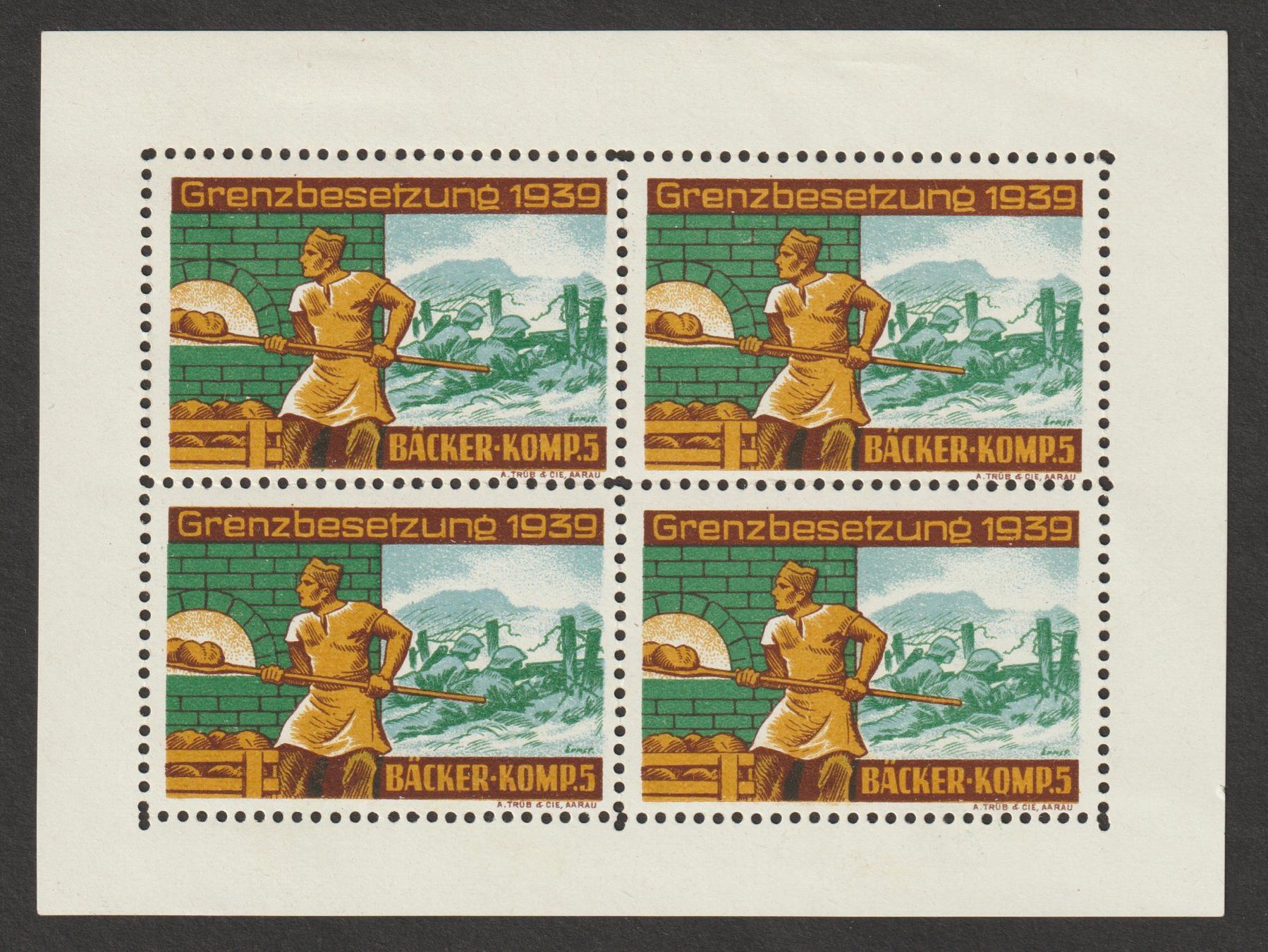 Tous les timbres: Bäcker Nr. 9/3 * – D'occasion à Siebnen par Fstaehli