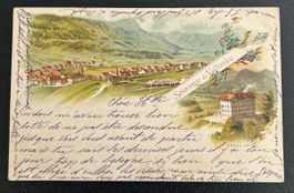 Souvenir de Vallorbe Litho 