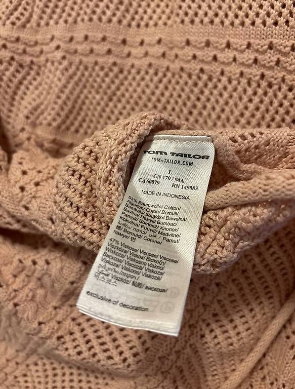 Tom Tailor Maglioni & Felpe: Gehäkelter Rosa Pullover – Usato da Baden venduto da Chrisenft 2