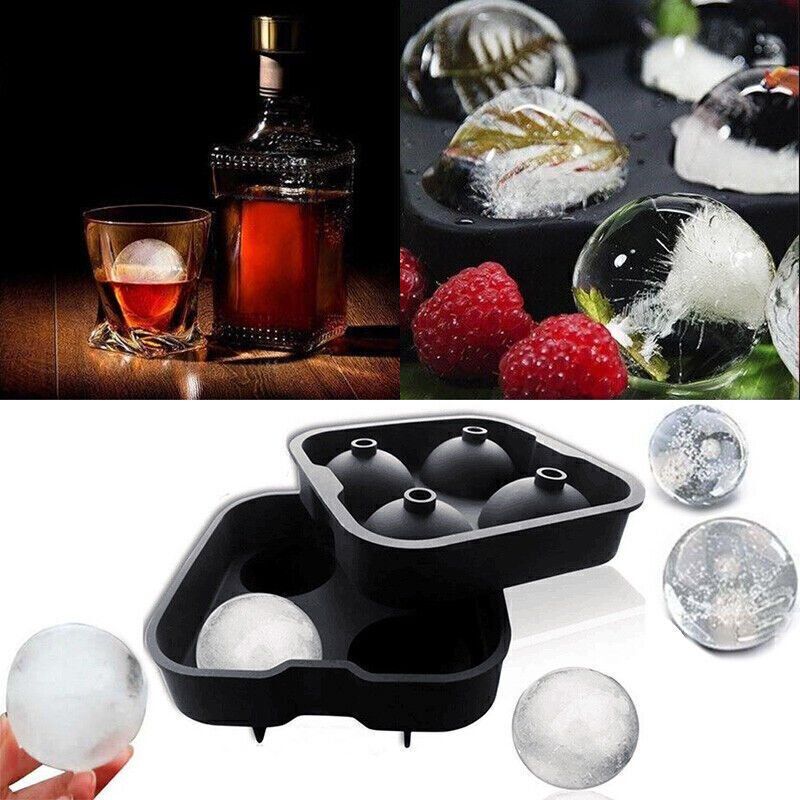 Elettrodomestici da cucina: Ice Balls XXL Eiskugelform Silikon Eiswürfelform Eiskugeln – Nuovo (secondo la descrizione) da Kirchdorf AG venduto da Apost008 4