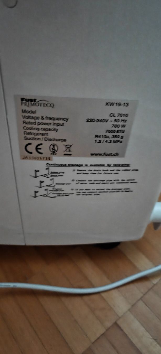 Primotecq Climatiseurs: Fust Primotecq CL 7010 – D'occasion à Bassersdorf par Suissedy 2