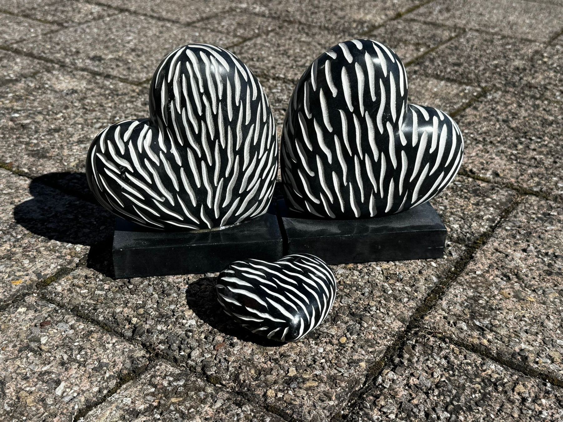 Tutte le decorazioni: 5-tlg. Dekoset aus ev. Stein – Usato da Egg b. Zürich venduto da Brocki_Insel_Egg 1
