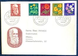 1959 / FDC Pro Juventute Ilustr. nach  Stans