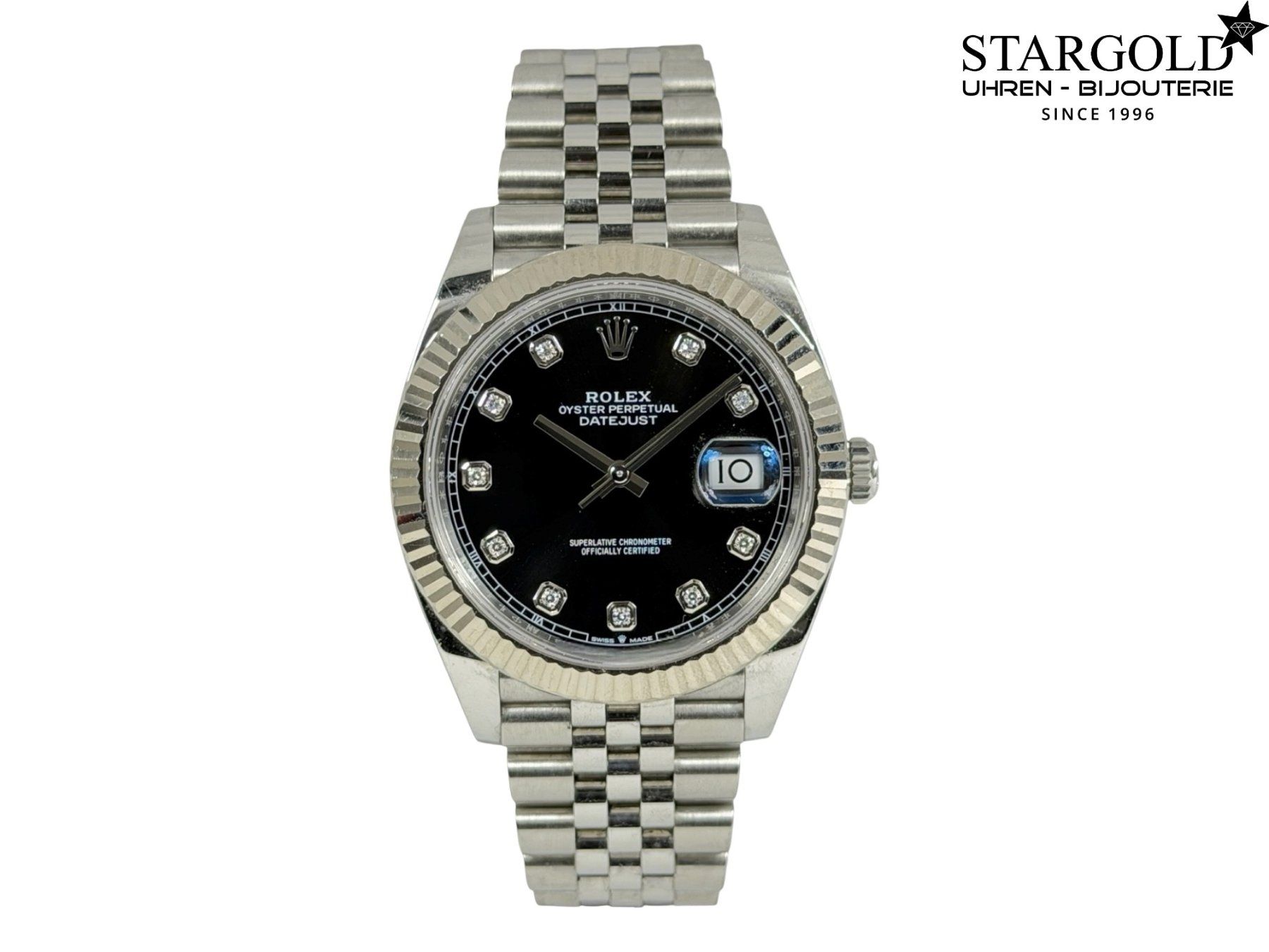 Rolex Orologi: Rolex Datejust 41 mit Diamanten - 126334 – Usato da Zürich venduto da Stargold-Uhren