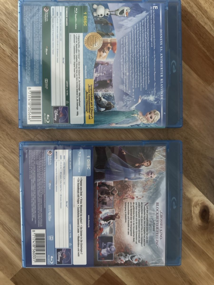 Tous les DVDs: Blu-ray Die Eiskönigin 1+2 neuwertig – D'occasion à Gränichen par krz_lth9 3