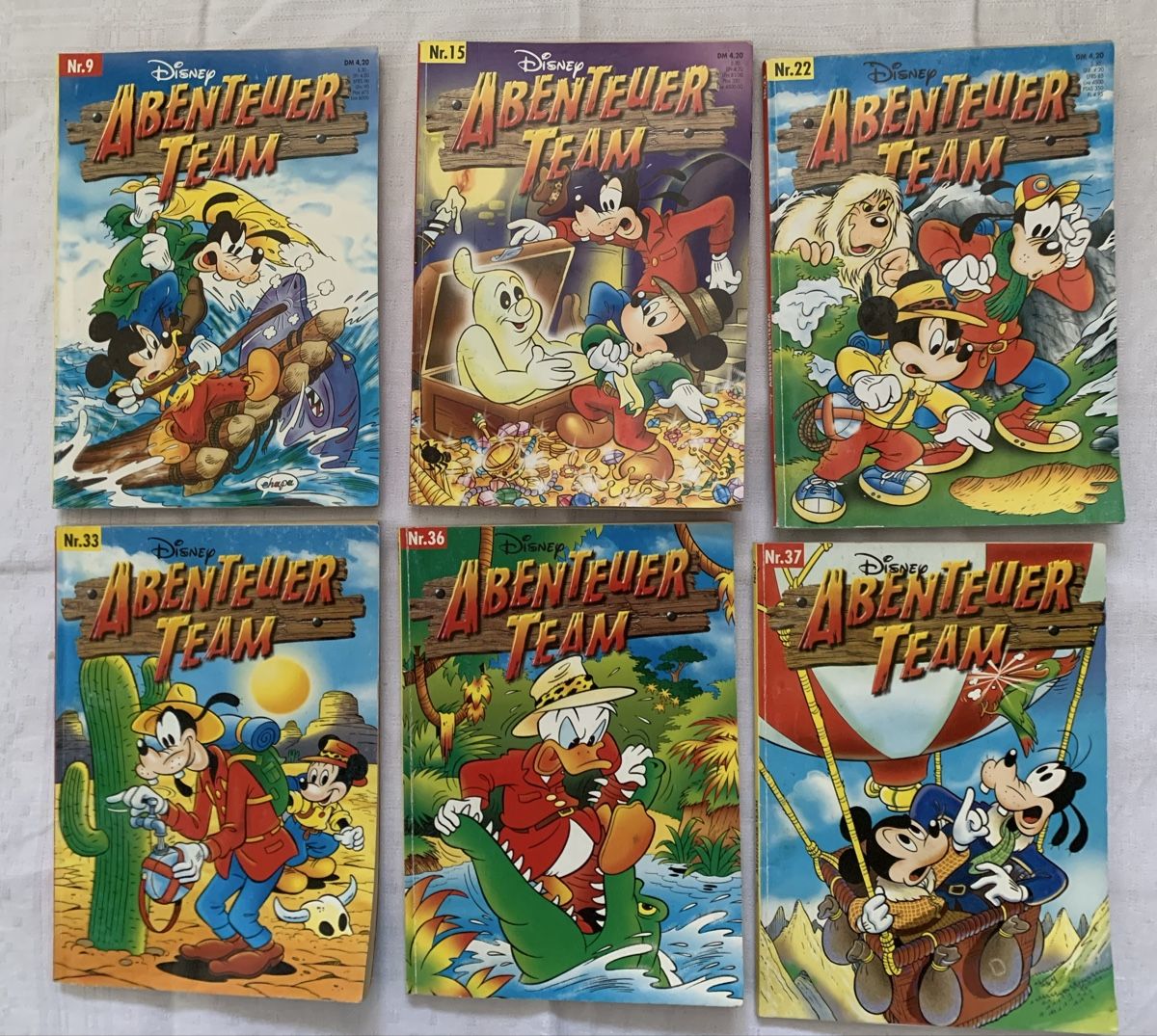 BD: 6 Disney Abenteuer Team – D'occasion à Egg b. Zürich par ohtannenbaum