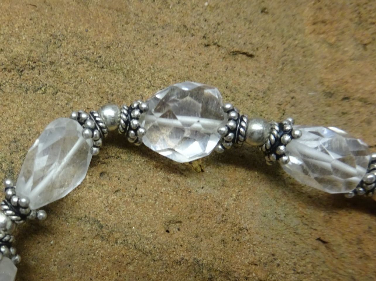 Catenine: Bergkristall Kette im Rosenschliff – Usato da Esslingen venduto da FetteSchnecke 6