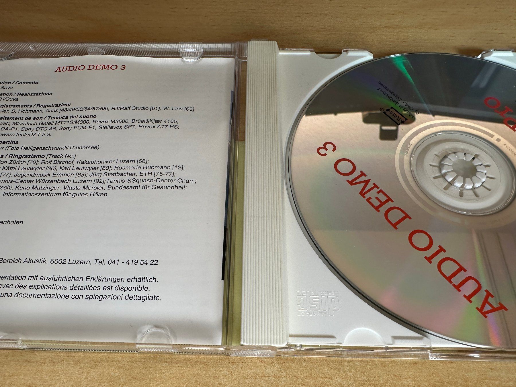 CD: N2 Audio Demo 3 - SuvaPro – Usato da Rikon im Tösstal venduto da Alpenmutz 2