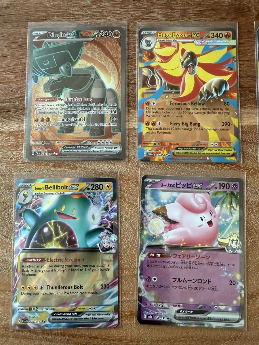 Pokémon Carte collezionabili: Pokemon Karten Set, 8 verschiedene EX Karten – Nuovo (secondo la descrizione) da Wallisellen venduto da Henzoo94 1