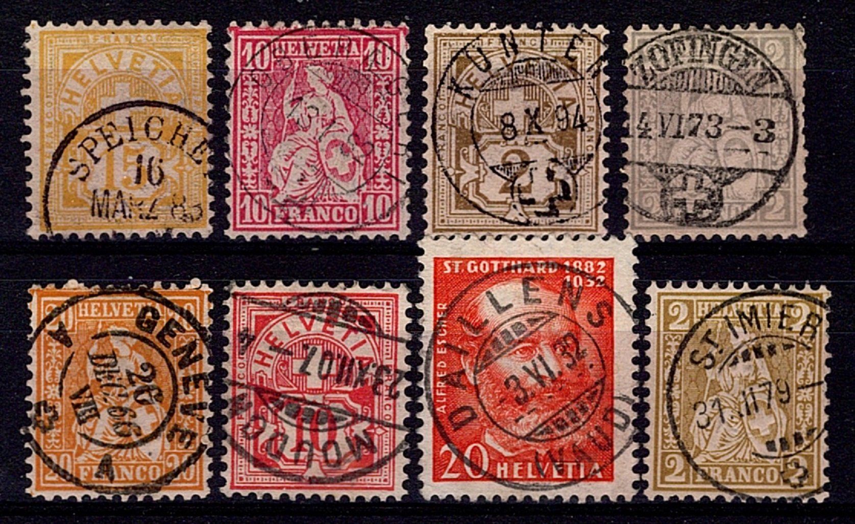 Tous les timbres: Vollstempel (774) – D'occasion à Burgdorf par blinky01