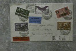 Flugpostbrief von Genf nach Zürich 10.VI.25