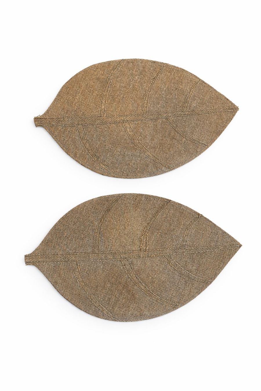 Altra biancheria da tavola: 2x Natur Tischsets Blattform – Nuovo e nell'imballaggio originale da Fully venduto da VaneaSelection