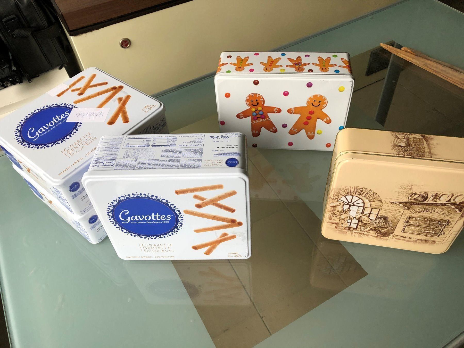 Schalen: Kekseschalen aus Metall 5x – Neu (gemäss Beschreibung) aus Arisdorf von comestibles 4