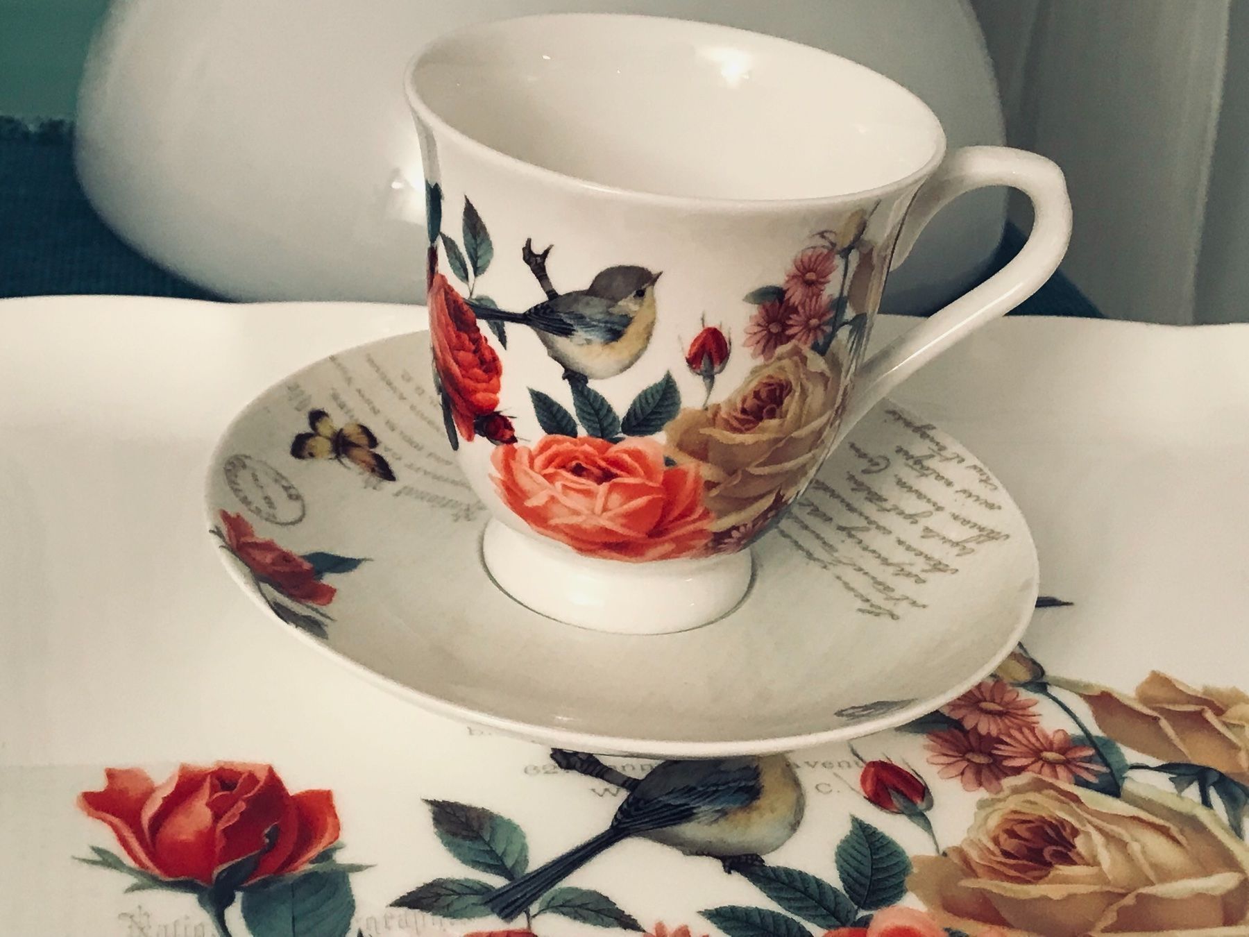 Tazze: 8 x Kaffeetasse mit Tablett – Nuovo e nell'imballaggio originale da Frauenfeld venduto da berk39 3