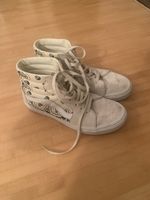 Vans Sk8-Hi, Weiss mit Skull-Bandana-Print, Grösse EU 39