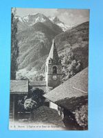 Gryon, l'église et la Dent du Midi