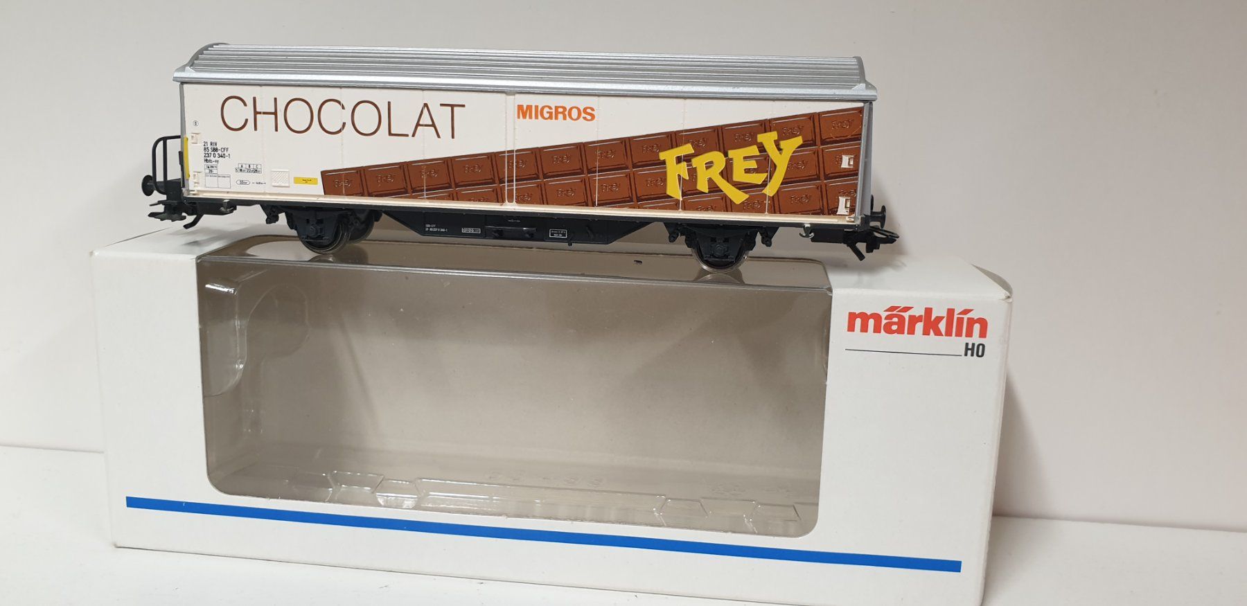 Märklin Modellini di ferrovie: Märklin SBB Hbils Frey Güterwagen H0/AC – Usato da Geroldswil venduto da TopTrain54 6