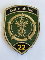 MILITÄR BADGE  BAT MOB LOG 22  KLETT