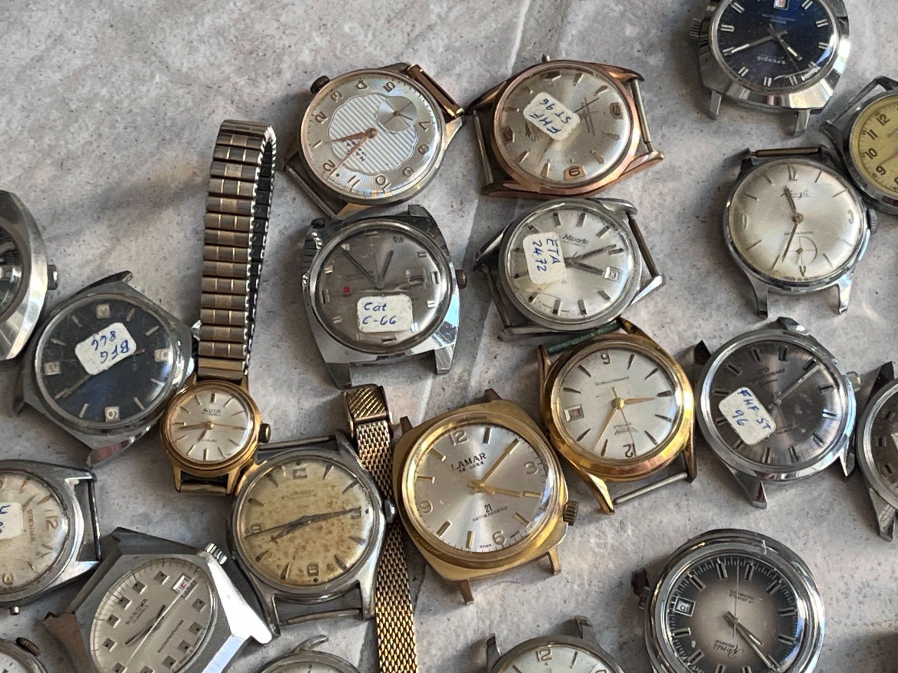 Uhren: Lot Armbanduhren Vintage – Defekt aus Worblaufen von chronyves 6