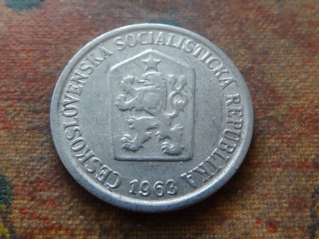 Alle Münzen: TCHECOSLOVAQUIE  10  Haleru   1963 – Gebraucht aus Romanel-sur-Lausanne von Swift13