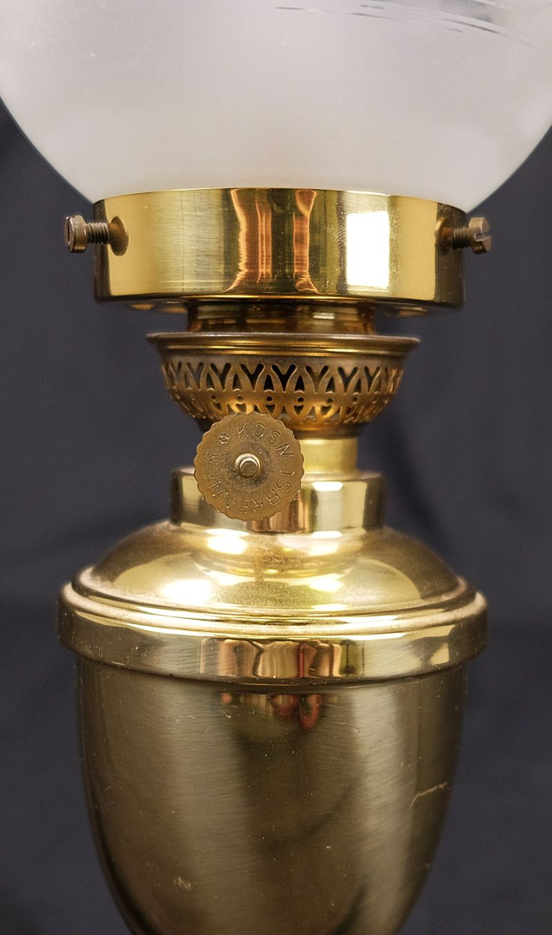 Lampade: E.S. Sørensen Petroleumlampe – Usato da Volketswil venduto da brockipfannenstil 2