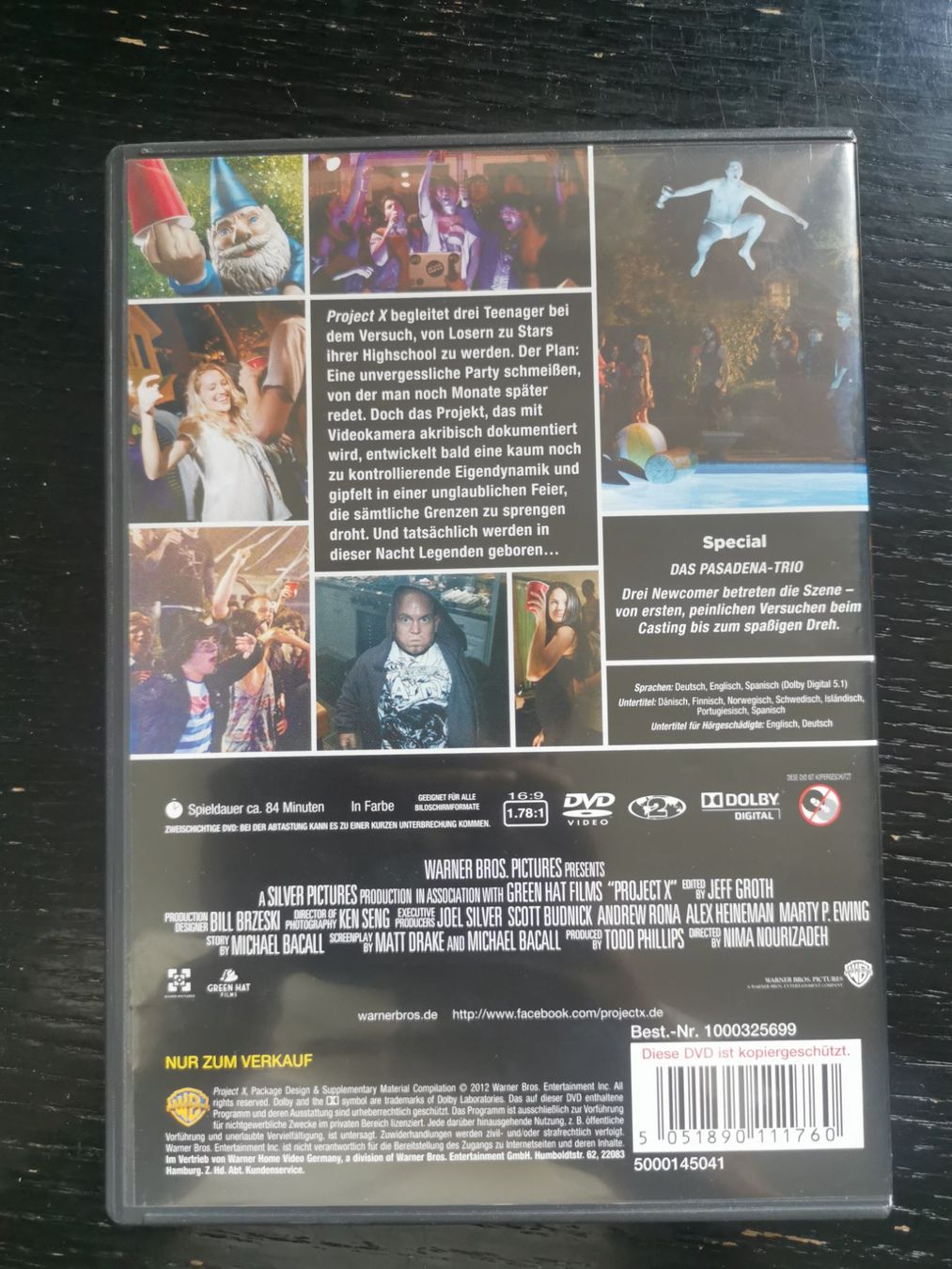 Alle DVDs: DVD Project X – Gebraucht aus Zürich von fil_t2br 1