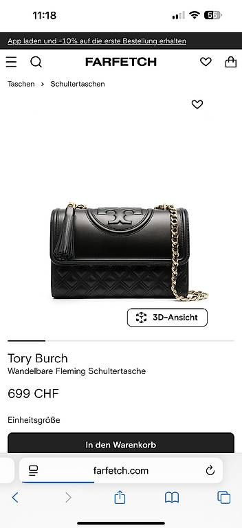 Tory Burch Taschen für Damen: Original Tory Burch Fleming Umhängetasche Leder – Gebraucht aus Buchs ZH von crazyhandbaggirl123 2