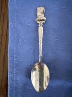 Souvenir Löffel Napoleon 1er versilbert mit Punze antik