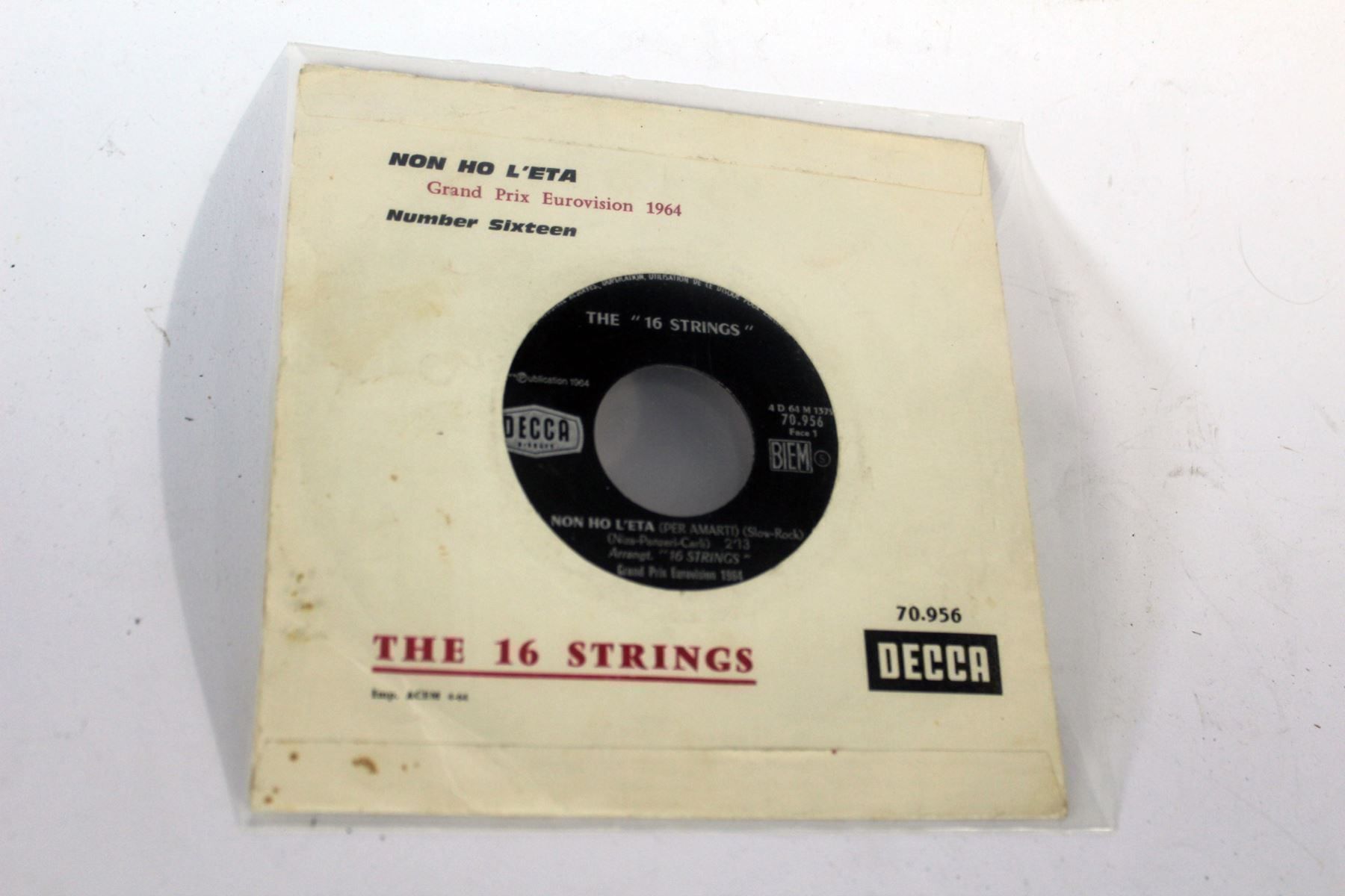 CD: THE 16 STRINGS: Non Ho L'eta / Number.. – Usato da Bern venduto da vinyl-heaven 4