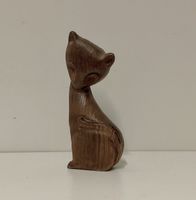 Abstrakte Mid-Century Katzen Skulptur
