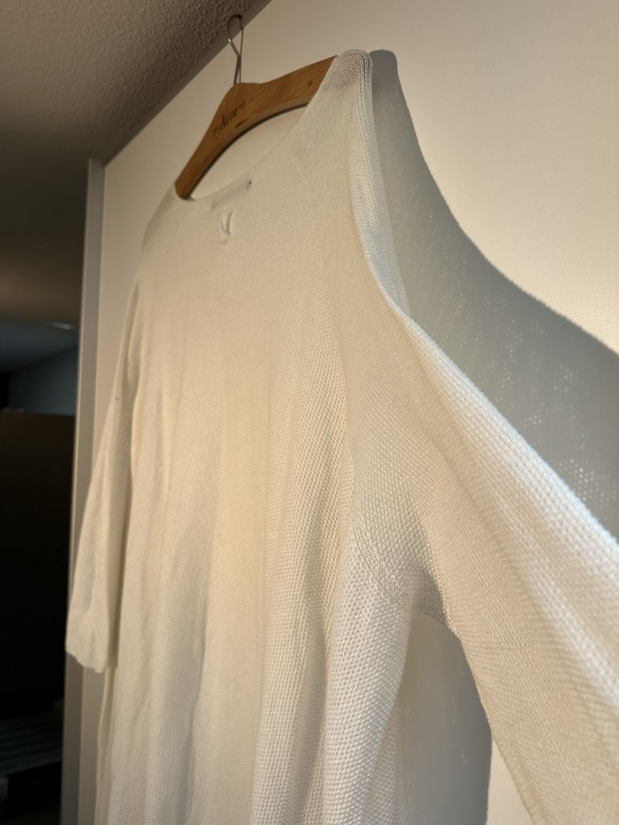 Top: Hannes Roether Damen-Top, weiss Gr. XL – Usato da Therwil venduto da jonasiw 6