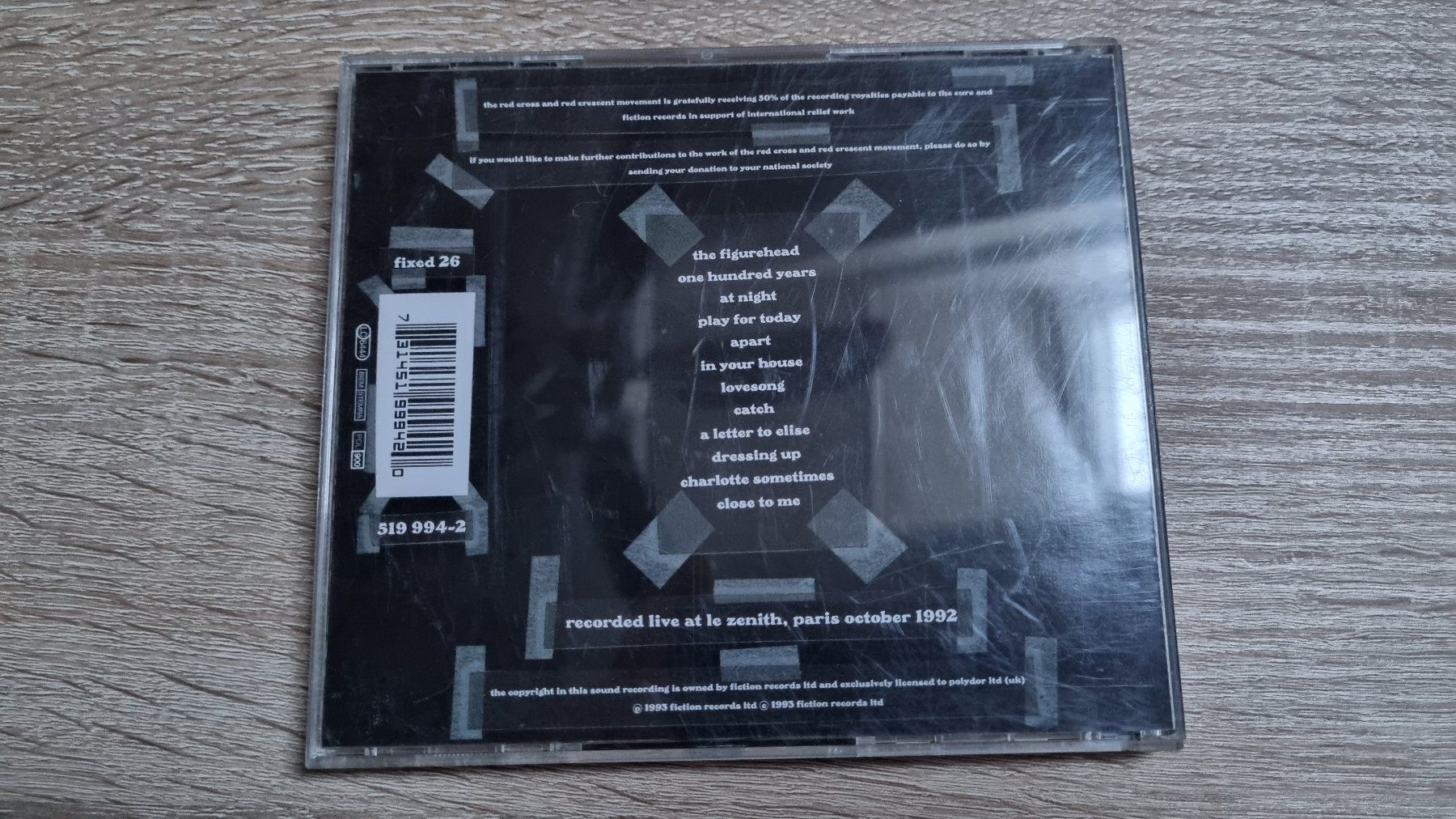 CD: The Cure - Paris – Usato da Hagenbuch ZH venduto da lecterr55 2