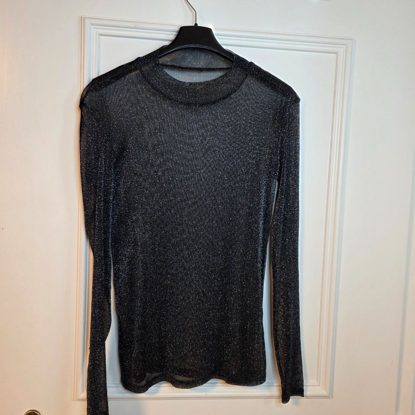 Camicette: Transparenter Glitzer Mesh Pullover 38/40 – Usato da Wald ZH venduto da CapLux
