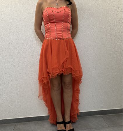 Abendkleid Lachsfarbig / orange