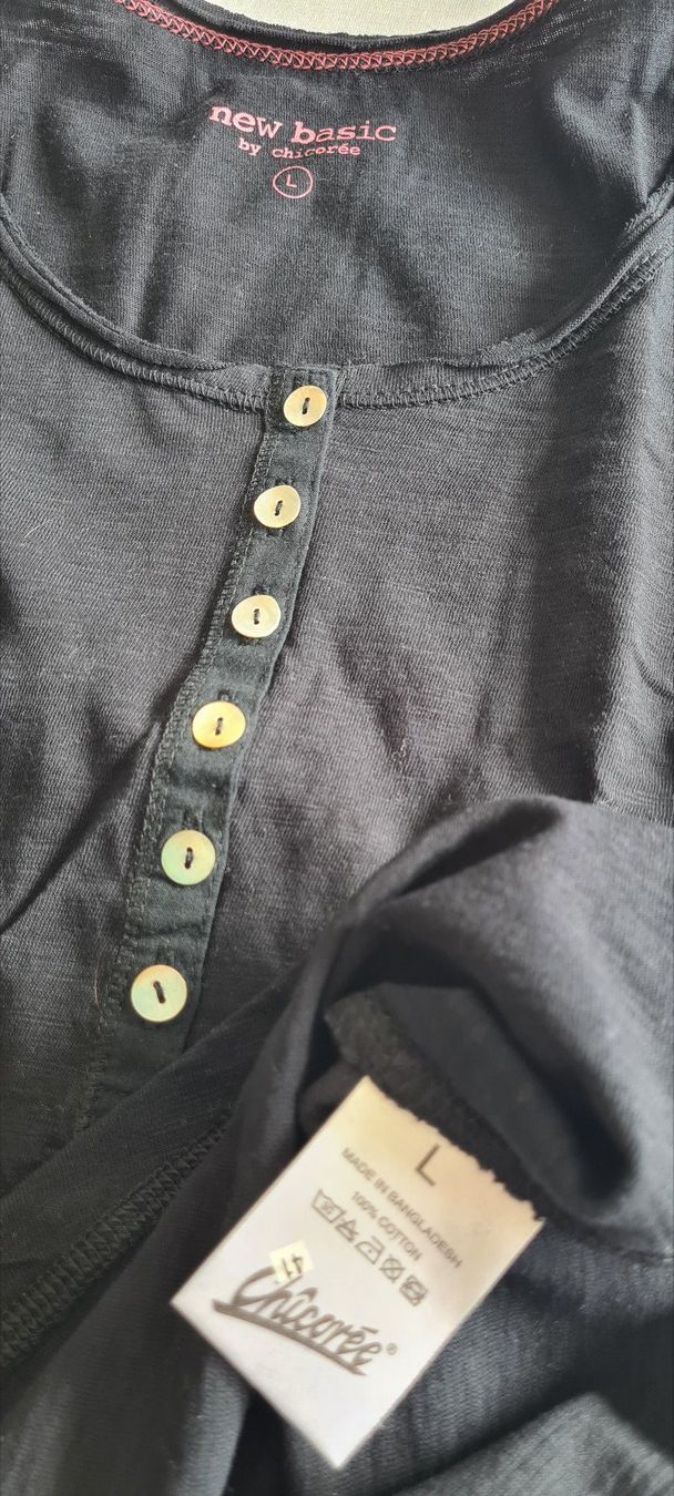 T-shirt: Shirt | Chicorée | new basic | Knopfleiste – Usato da Dietikon venduto da Jacky1983 2