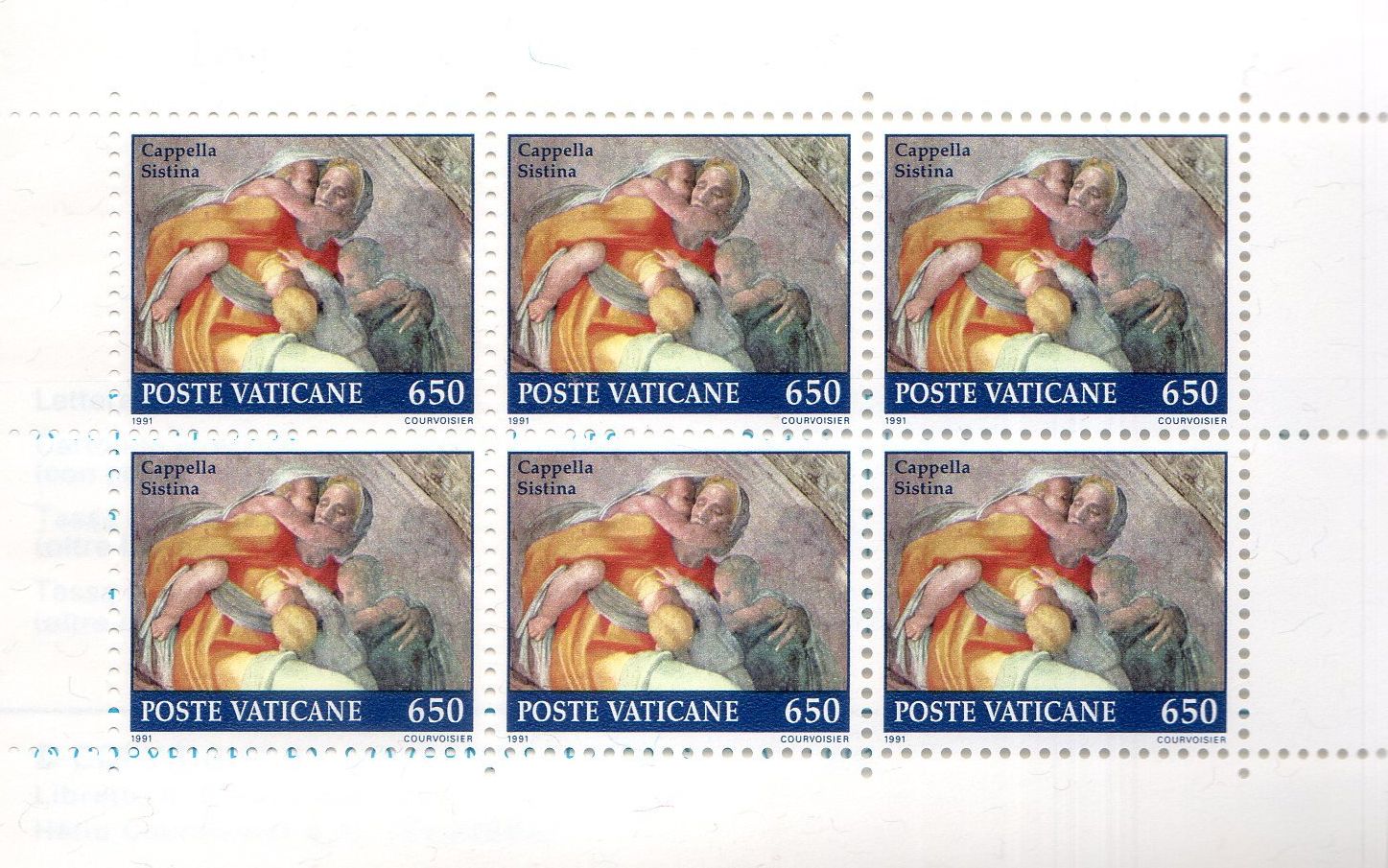 Tutti i francobolli: CAPPELLA SISTINA MARKENHEFT ** POSTFRISCH ** PO38 – Nuovo (secondo la descrizione) da Losone venduto da EM2019 3
