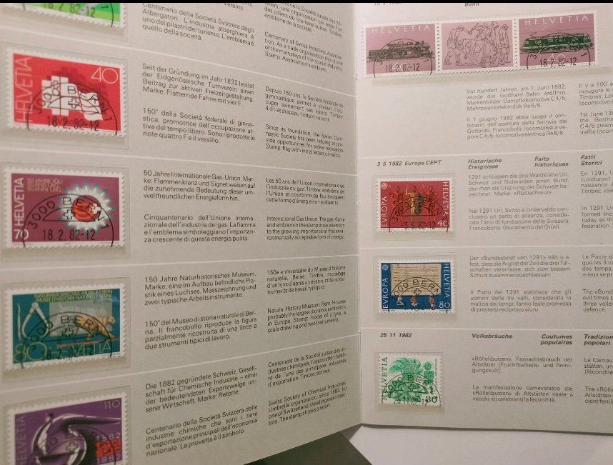 Tutti i francobolli: PTT-Jahresbuch 1982 gestempelt – Nuovo (secondo la descrizione) da Emmen venduto da codici 3