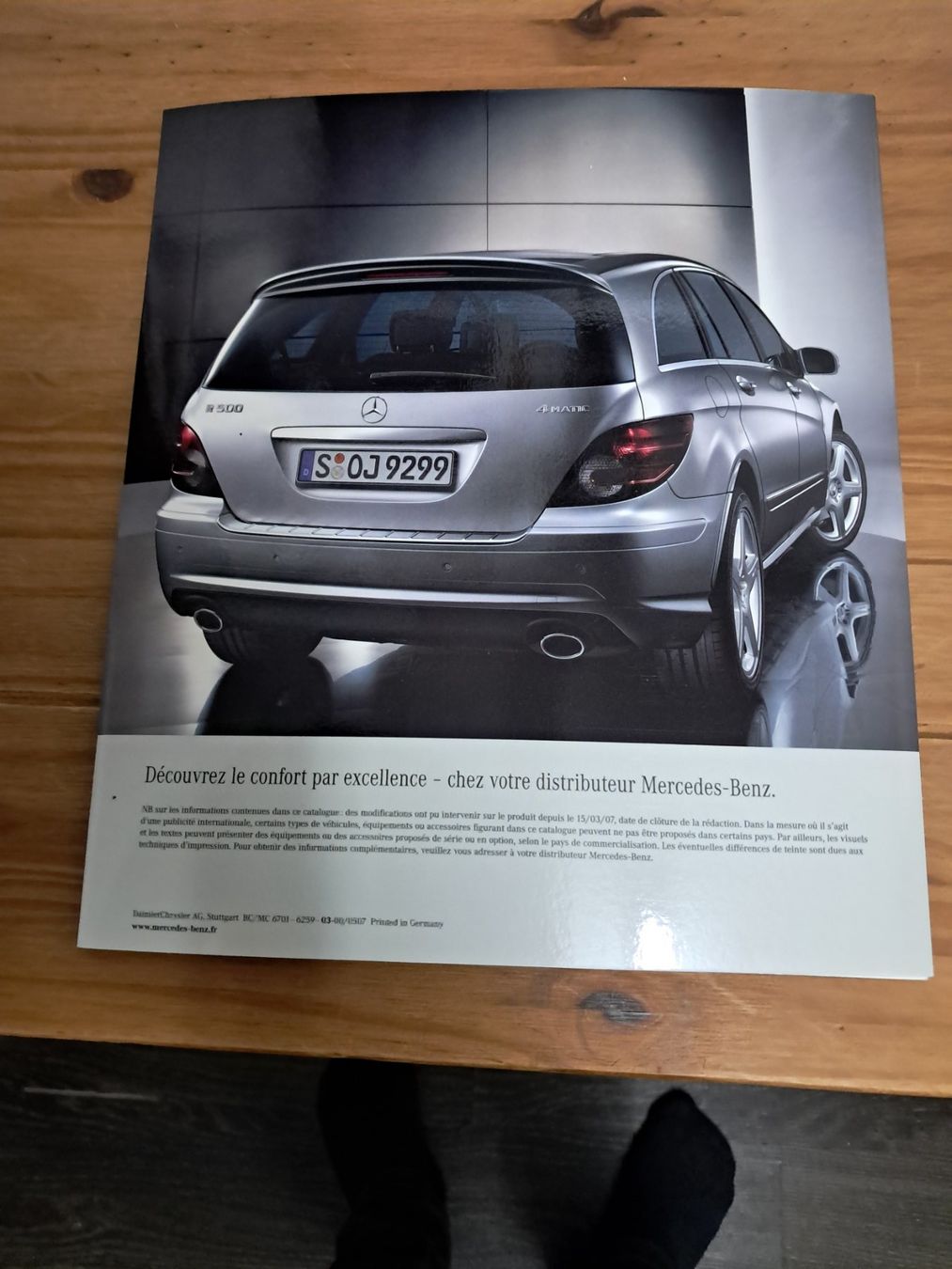 Mercedes-Benz Documenti: Dépliant Mercedes – Usato da les brenets venduto da Laguille 3