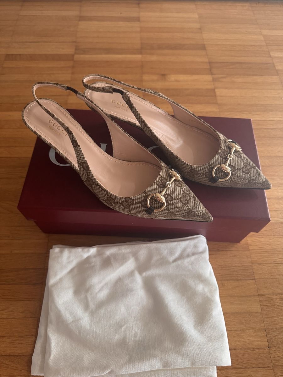 Gucci Scarpe da donna: Gucci slingback pump with Horsebit Gr.38.5 – Nuovo e nell'imballaggio originale da Pfäffikon SZ venduto da EMMA0111 2