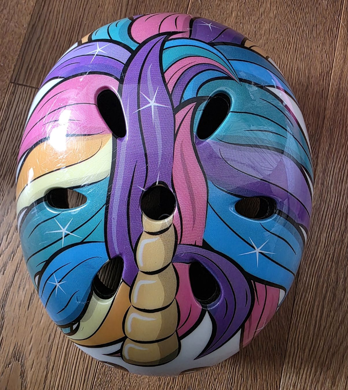Helme: Kinderhelm Einhorn Grösse 50-54 cm gebraucht – Gebraucht aus Zell LU von claro62 1