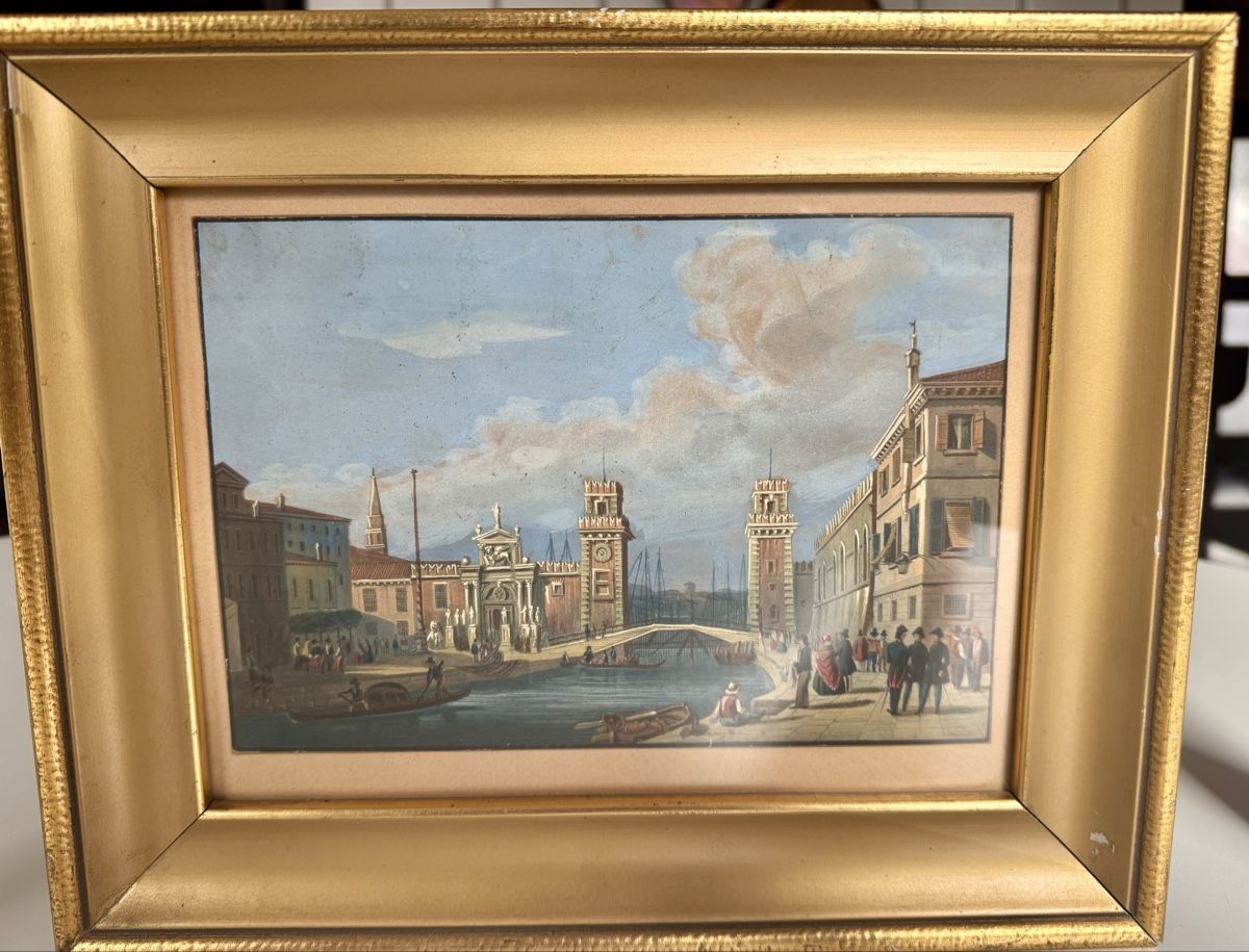 Tableaux: Guache Venedig Venezia - 1850 – D'occasion à Mezzovico par bauhaus70
