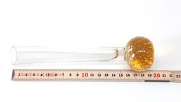 Vase Flöte aus mundgeblasenem Glas - Vase en verre soufflé