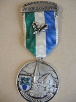 1955 Schweiz Schützenfest  Medaille Kranz St. Margrethen