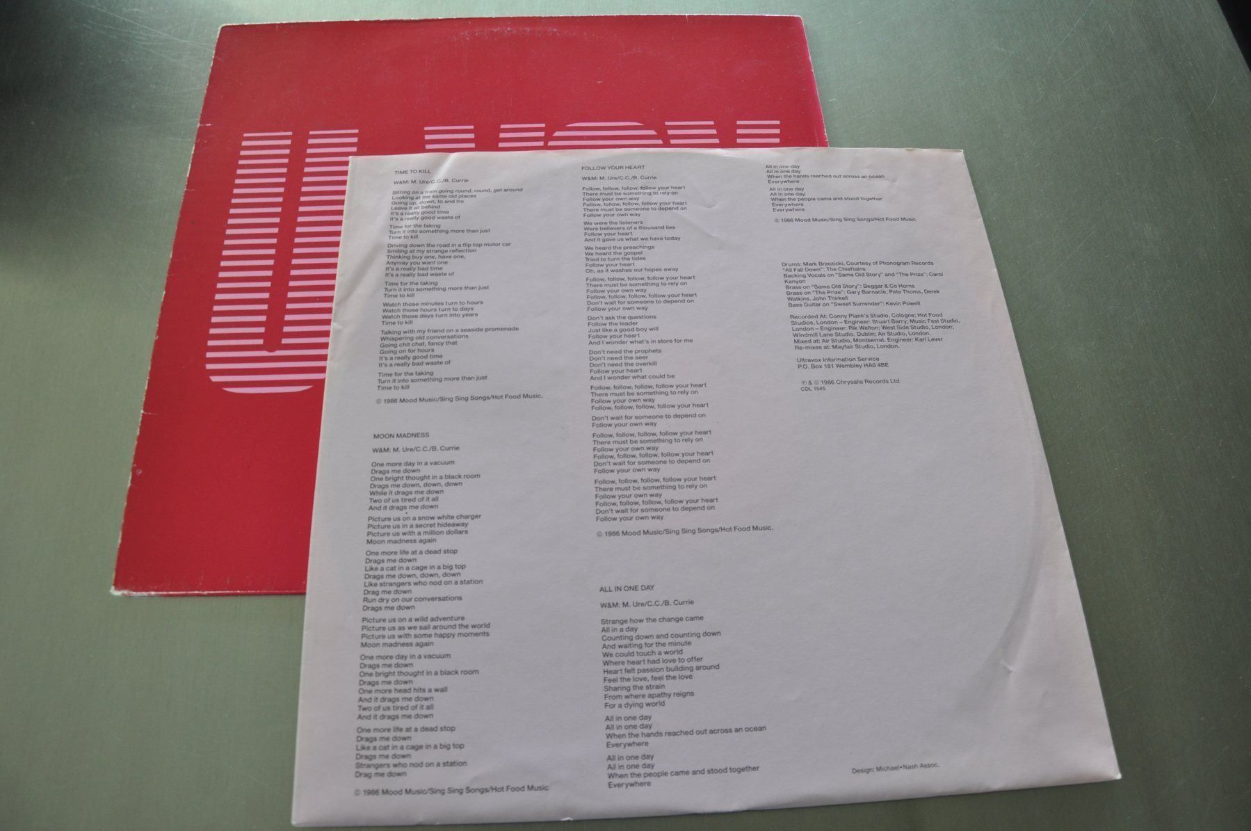 Dischi in vinile: ULTRAVOX LP U-VOX – Usato da Sion venduto da jaipur1401 2