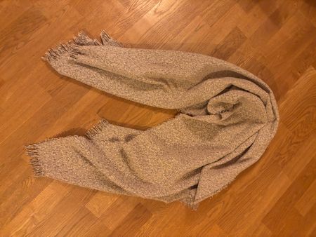 Kuschelige Stola, Schal, Umwurf in Beige