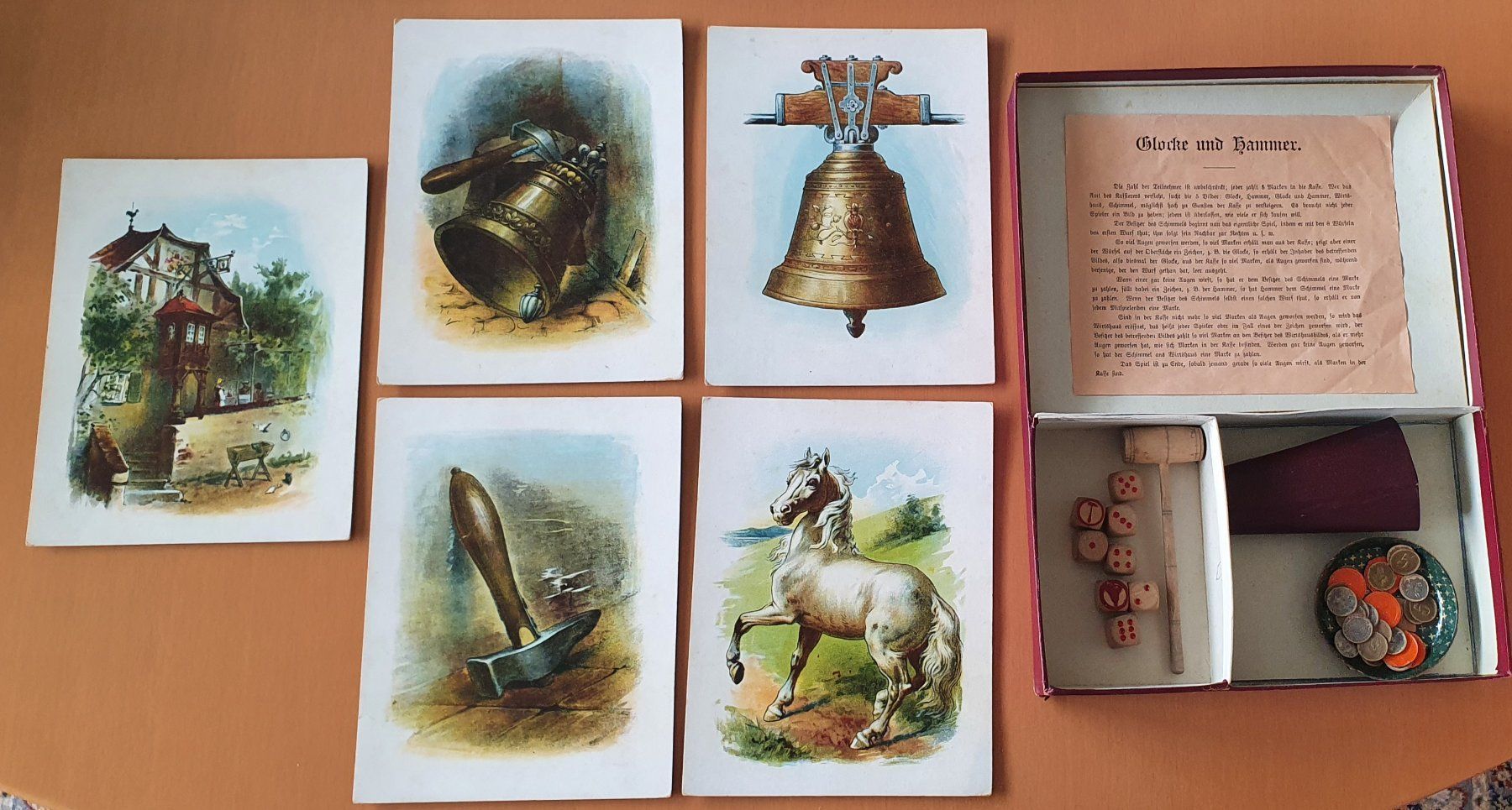 Franz Carl Weber Spiele: Antikes Spiel  - Glocke und Hammer – Gebraucht aus Kreuzlingen von Rschweiz1 2